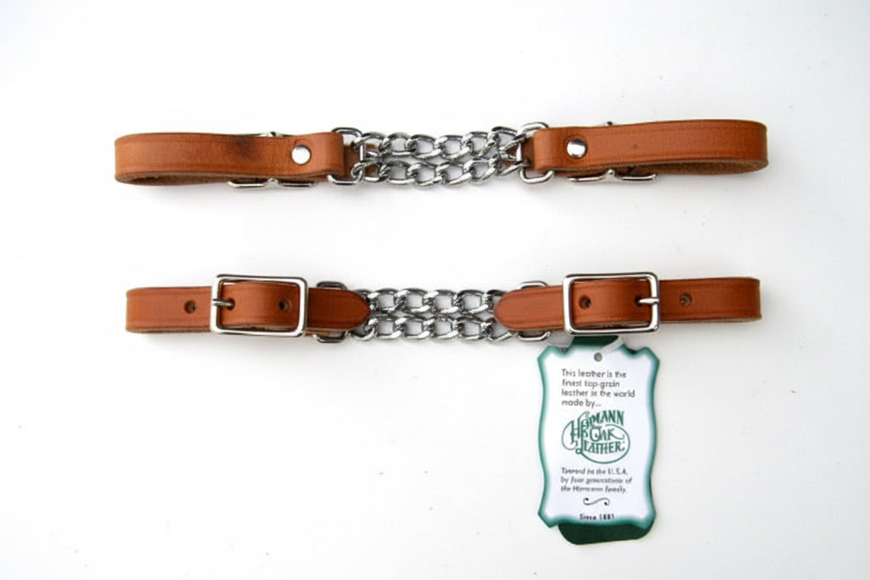 Gourmette en cuir Hermann Oak Premium – Faite Main aux USA