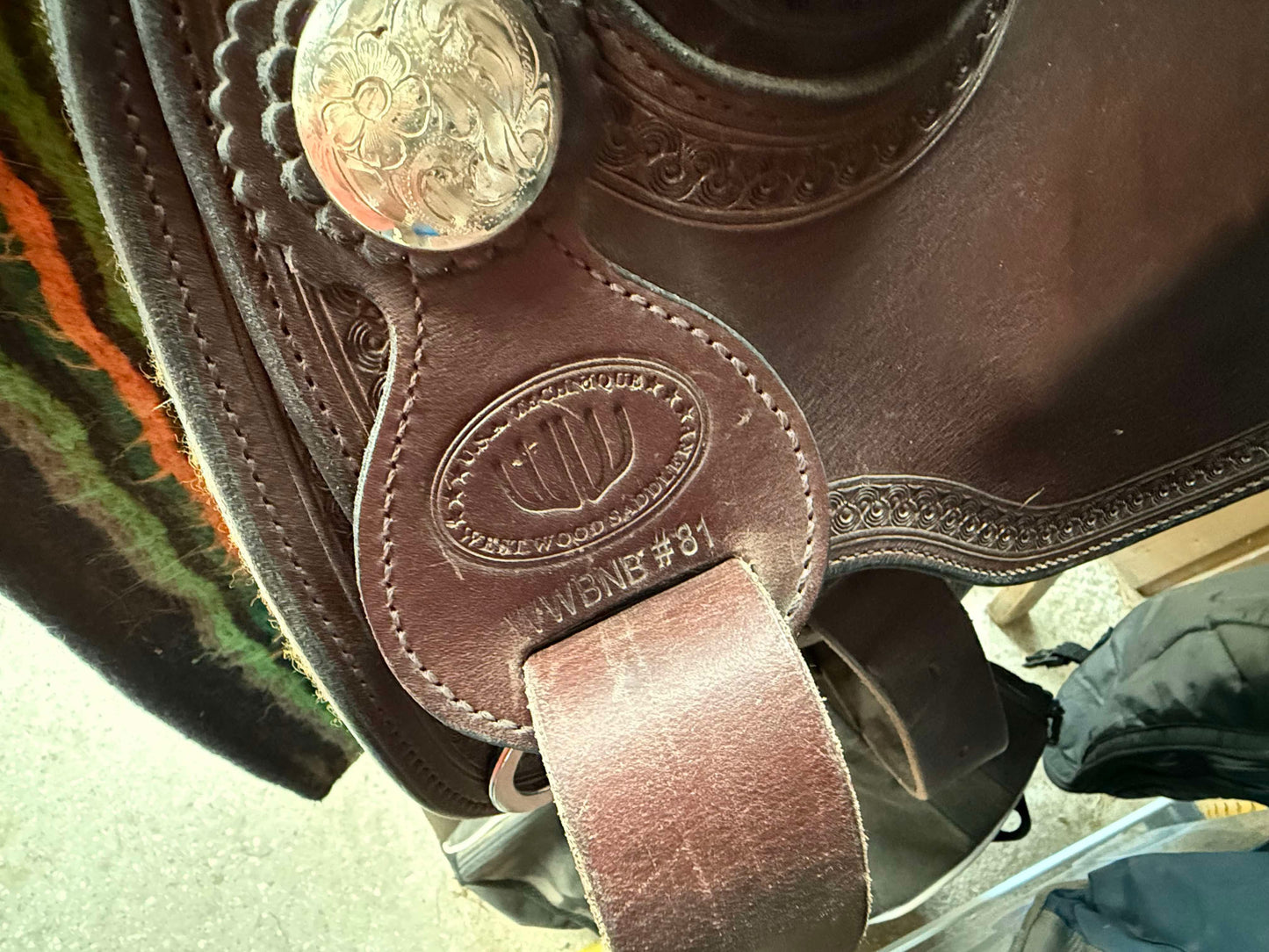 Selle de reining Westwood by Gianni Ghiazza