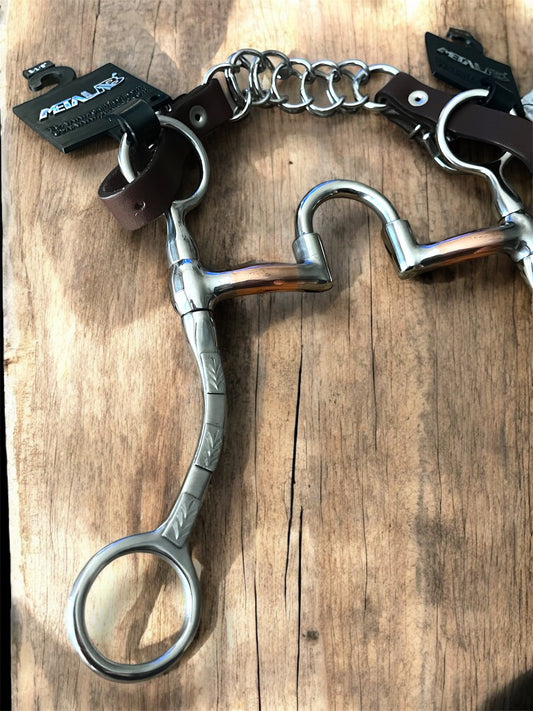 Mors correctionnel Metalab cuivre – branche moyenne 130 mm