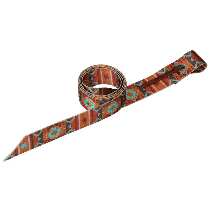 Latigo en polyester à motifs avec trous – 4,5 cm x 152 cm