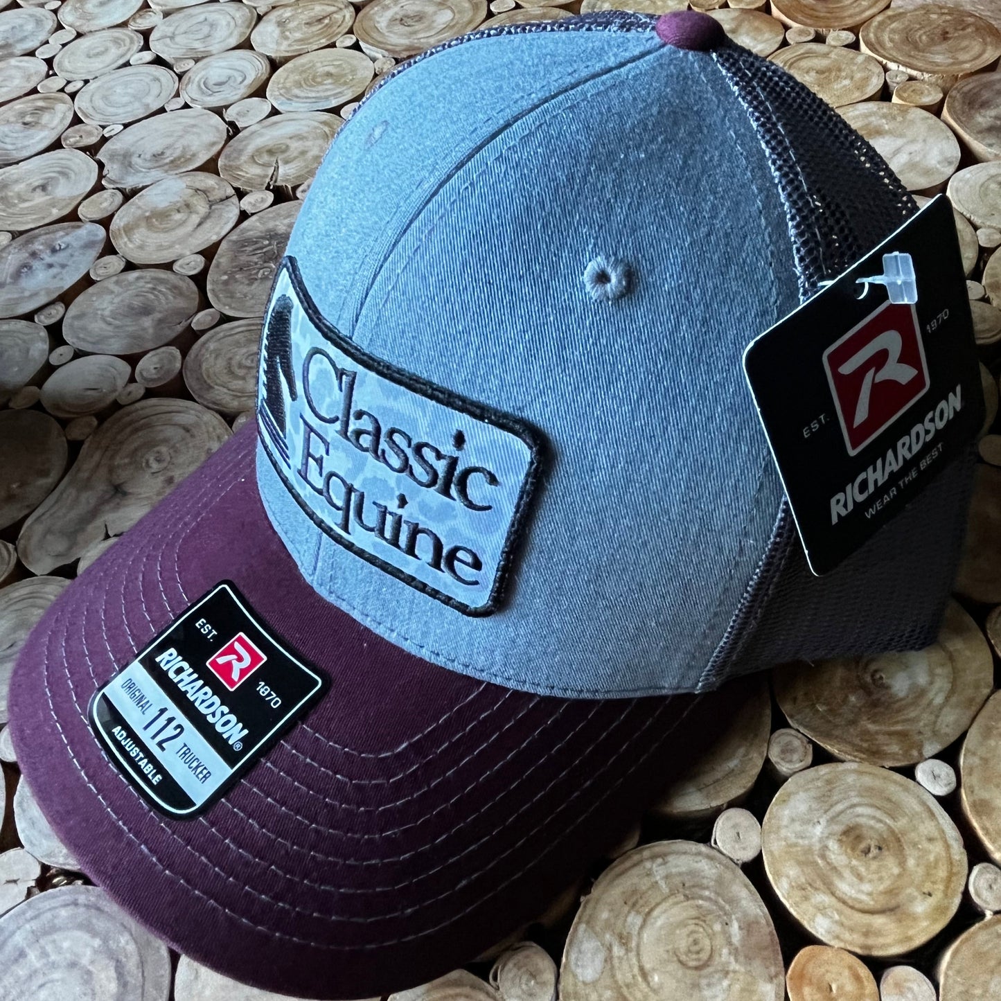 Casquette Classic equine Cheetah patch logo