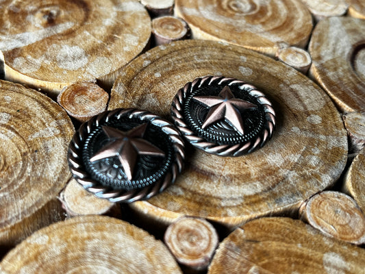 Conchos antique etoile western