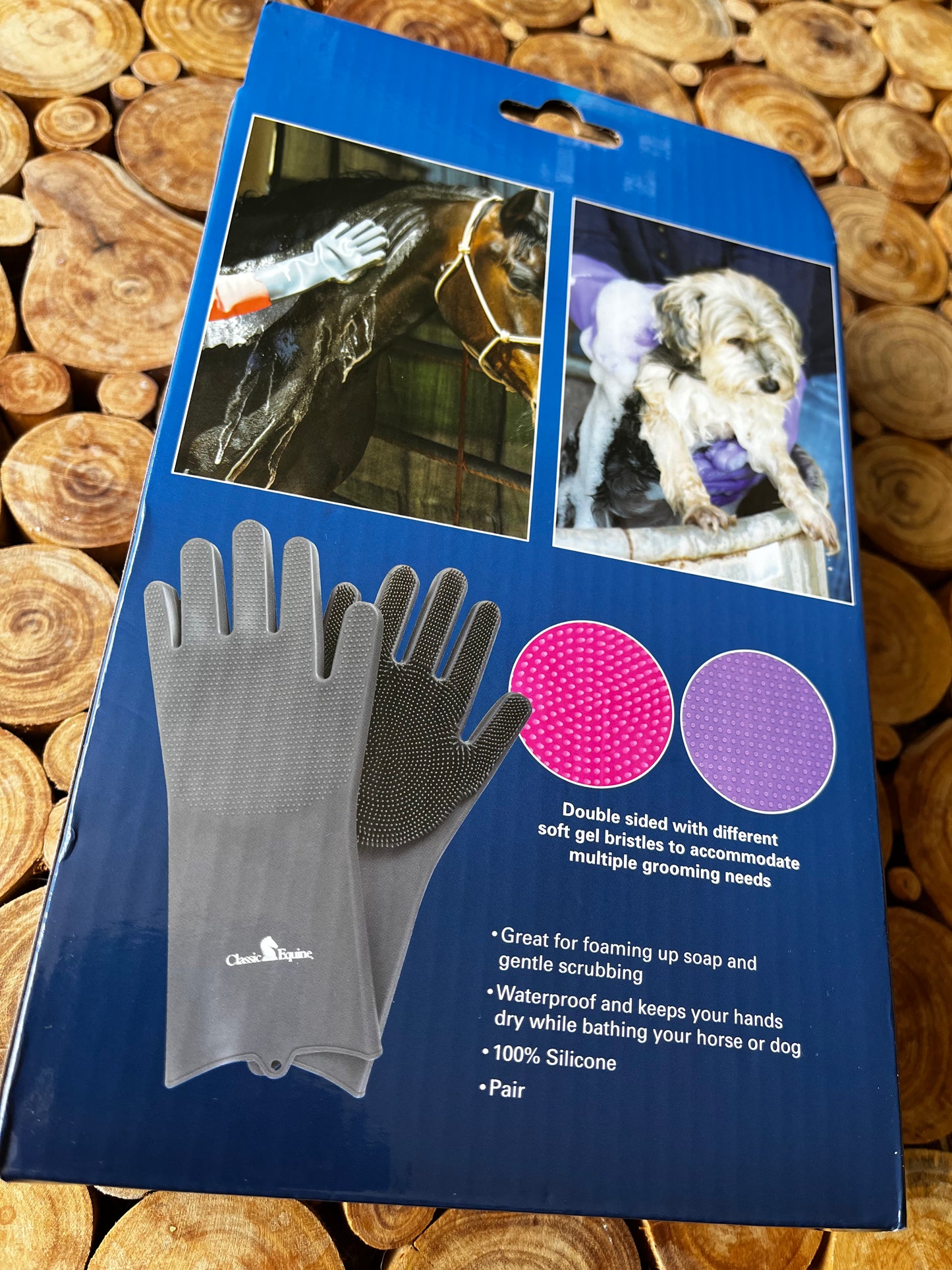 Gants de Grooming en Silicone – Classic Equine