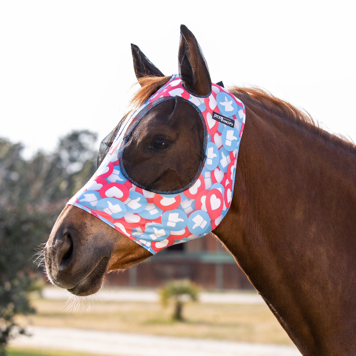 Masque anti-mouches avec filet cache-oreilles PRO-TECH