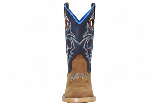 Bottes western enfant Twisted X en cuir avec fermeture éclair