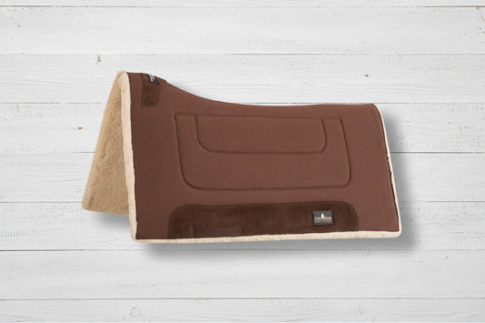 Classic Equine Performance Trainer Western Pad marron, taille 31x32 qualité exceptionnelle