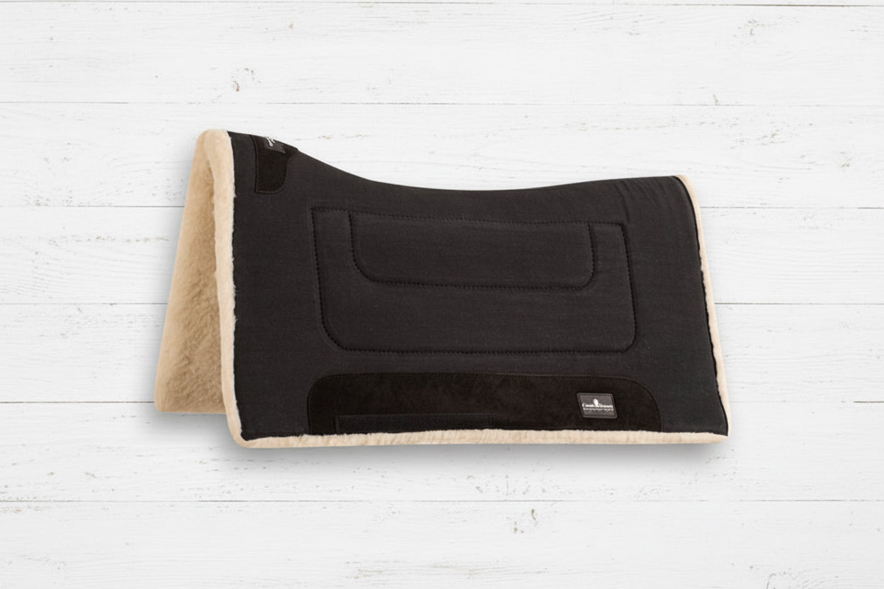 Classic Equine Performance Trainer Western Pad noir, taille 31x32 qualité exceptionnelle