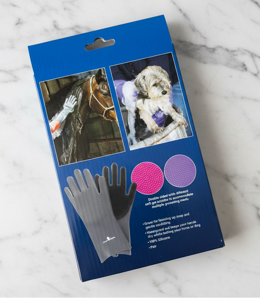 Silicone Grooming Gloves – Classic Equine