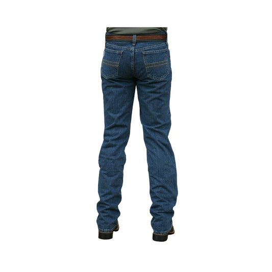 Jean homme Cinch Silver Label, vue arrière, coupe western pour équitation et usage quotidien
