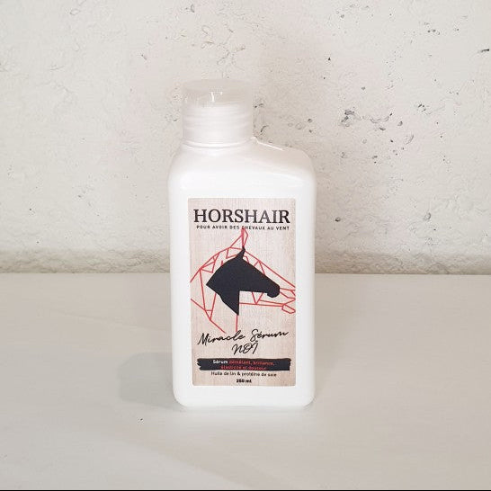 Sérum Horshair au monoï pour chevaux, hydratant, nourrissant et brillant pour les crins