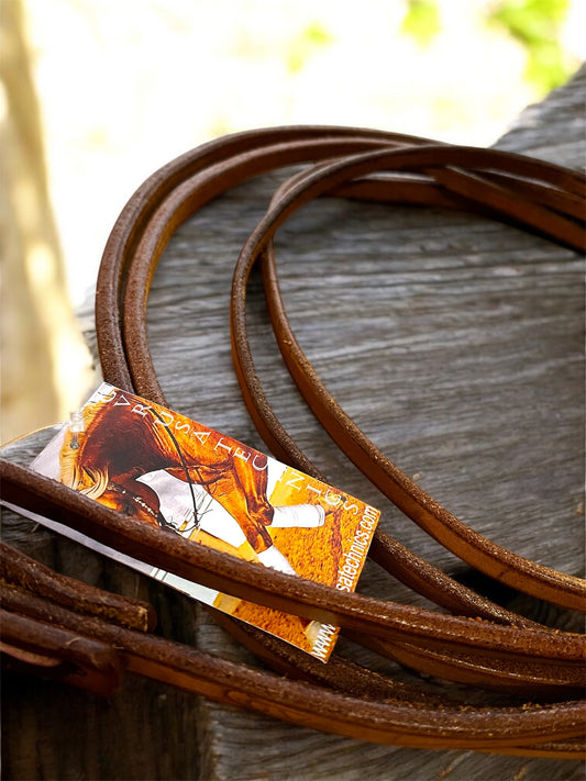 Rênes western fines pour reining et show GVR