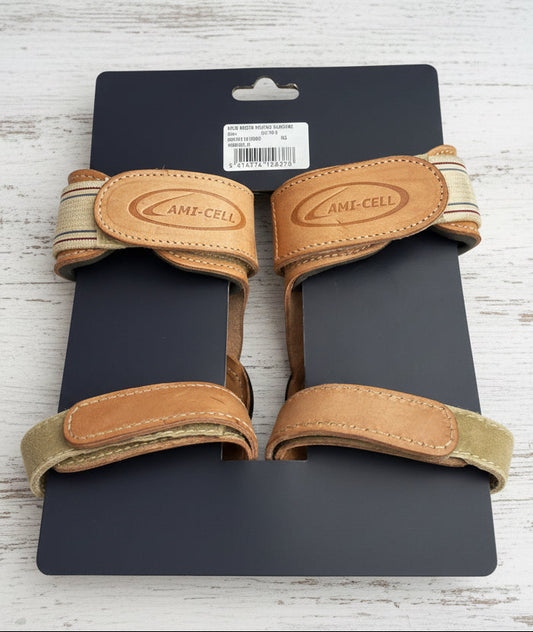 skid boots cheval en cuir Lami-Cell, protection renforcée pour les manœuvres de sliding stop