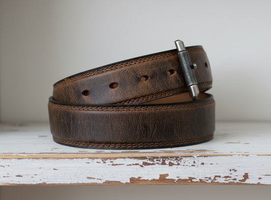 ceinture en cuir de qualité supérieure de la marque TWISTED X zoom sur la boucle