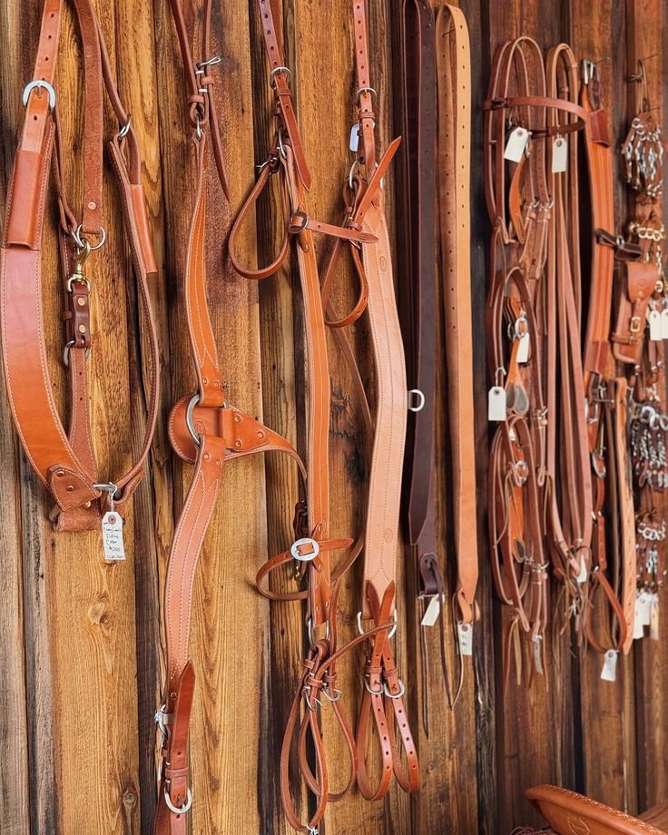 Rênes western en cuir – Ouvertes & fermées