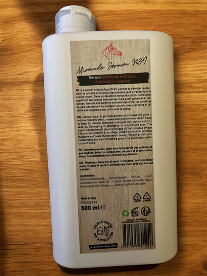 Sérums Horshair pour démêler les crins de votre cheval