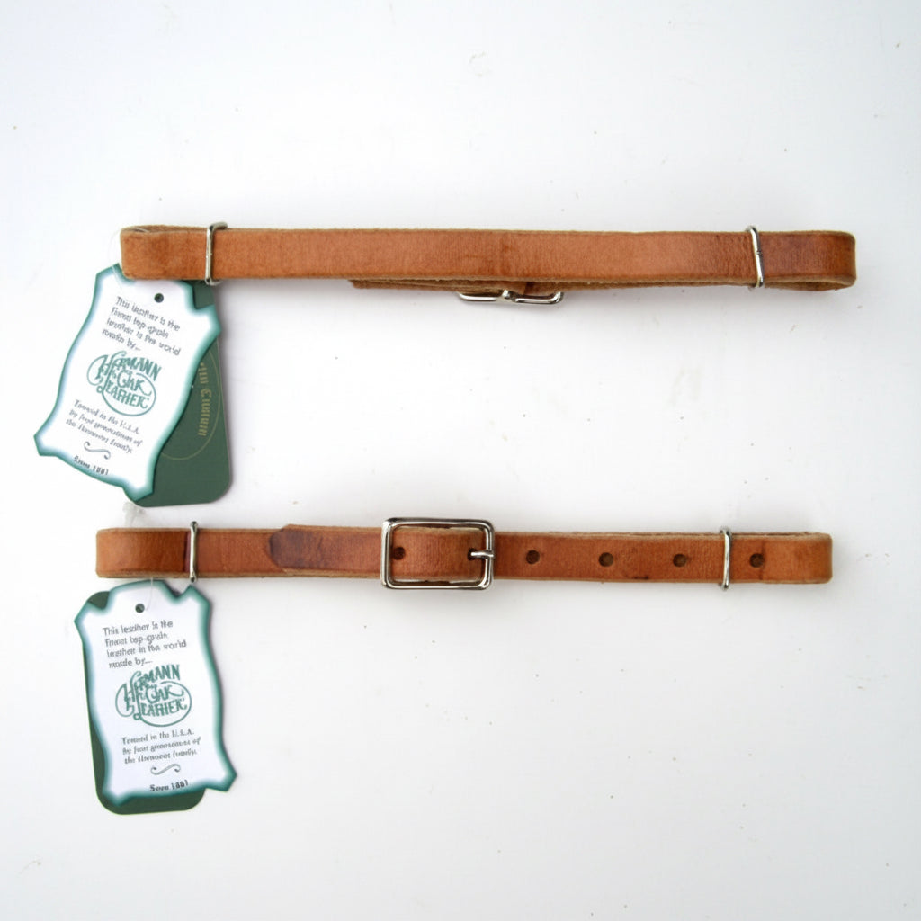 alliance en cuir western pour bride ou bridon en cuir hermann oak
