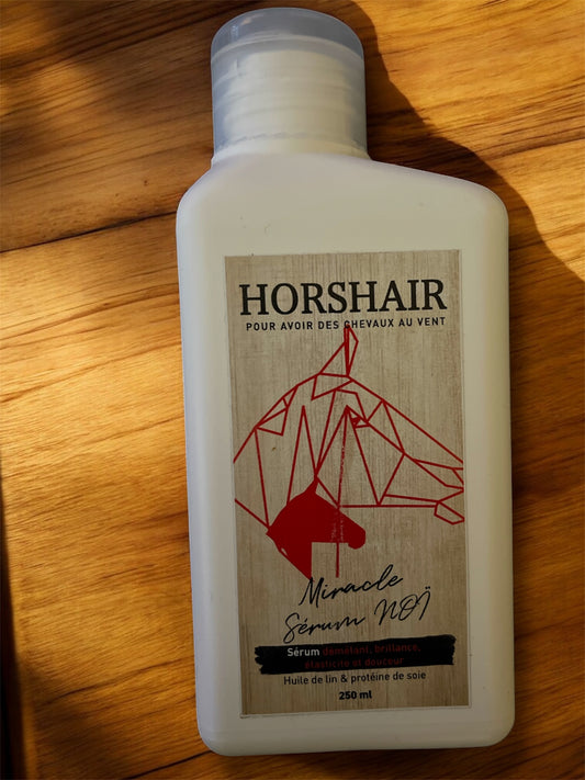 Sérums Horshair pour démêler les crins de votre cheval