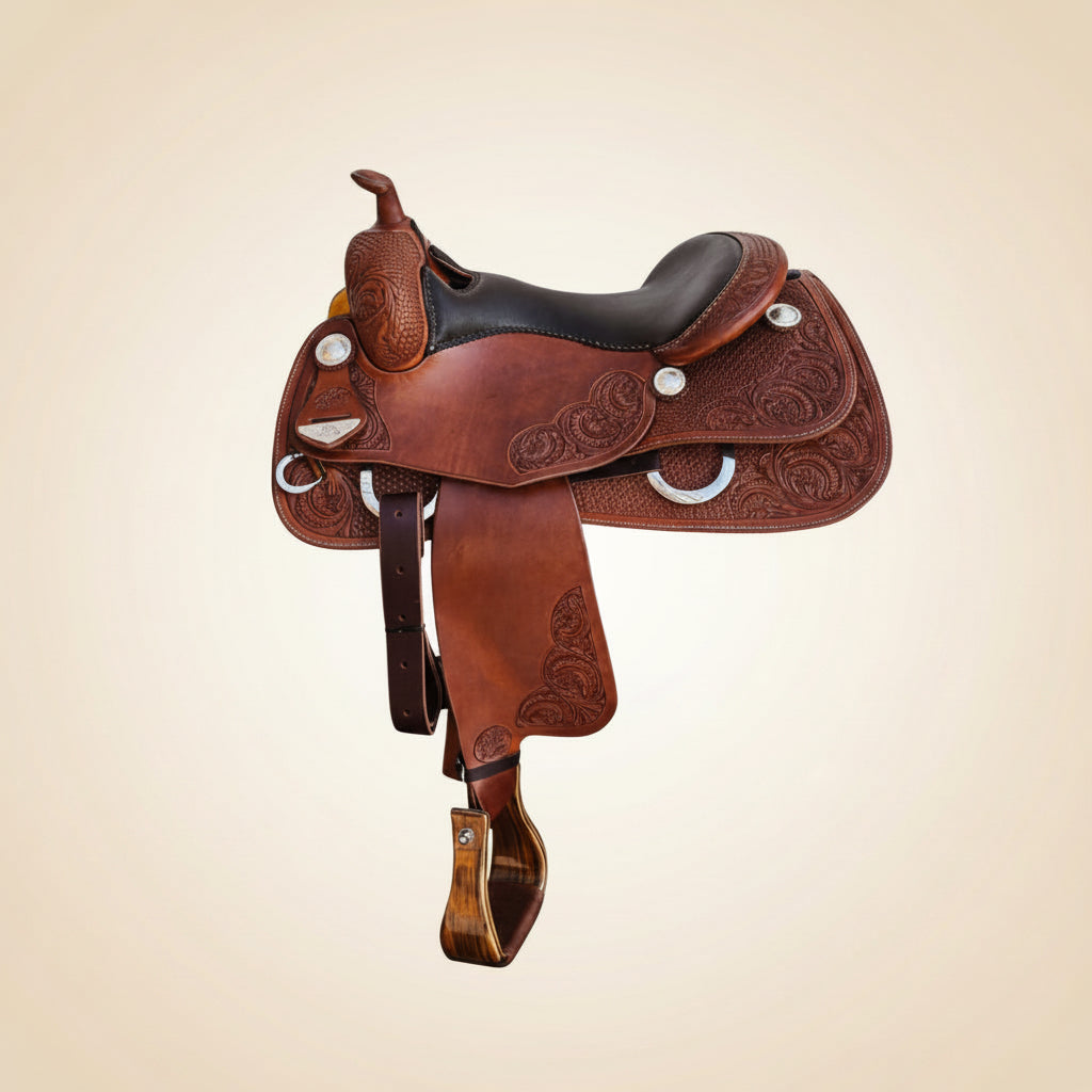 Selle western Bob’s Custom Avila 16 pouces modèle pour reining et show