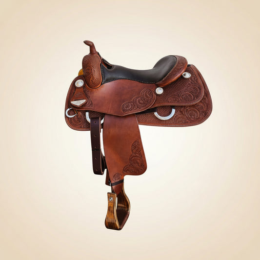 Selle western Bob’s Custom Avila 16 pouces modèle pour reining et show