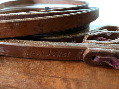 Rênes western lestées West coast tack 3/8