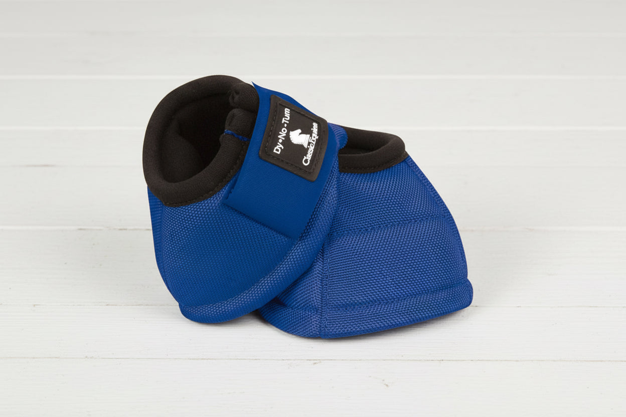 Cloches western Classic Equine DynoTurn bleu roi pour la protection des sabots du cheval
