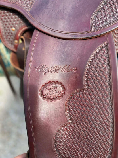 zoom sur le fender de la selle wade billy cook 