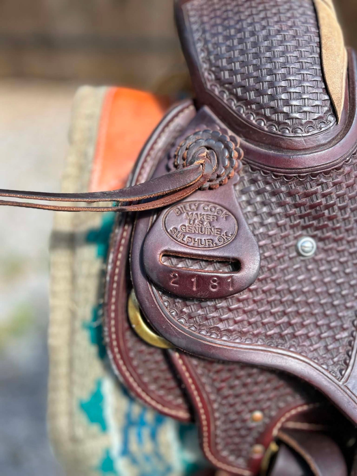 zoom sur le modele 2181 de la selle wade billy cook 