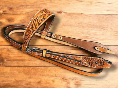 Bride western cuir complète 