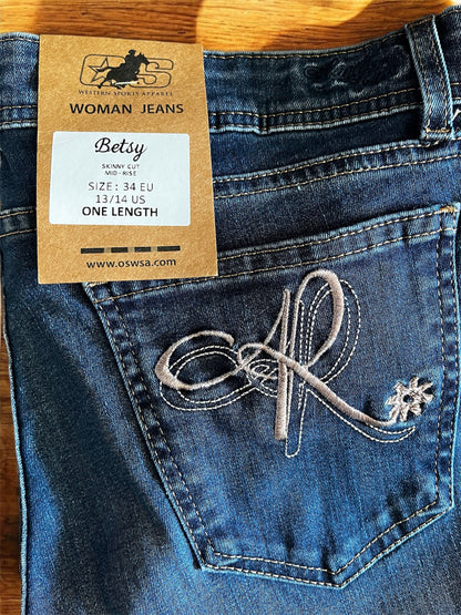 Jean Femme Ranch girls Skinny  "Betsy"