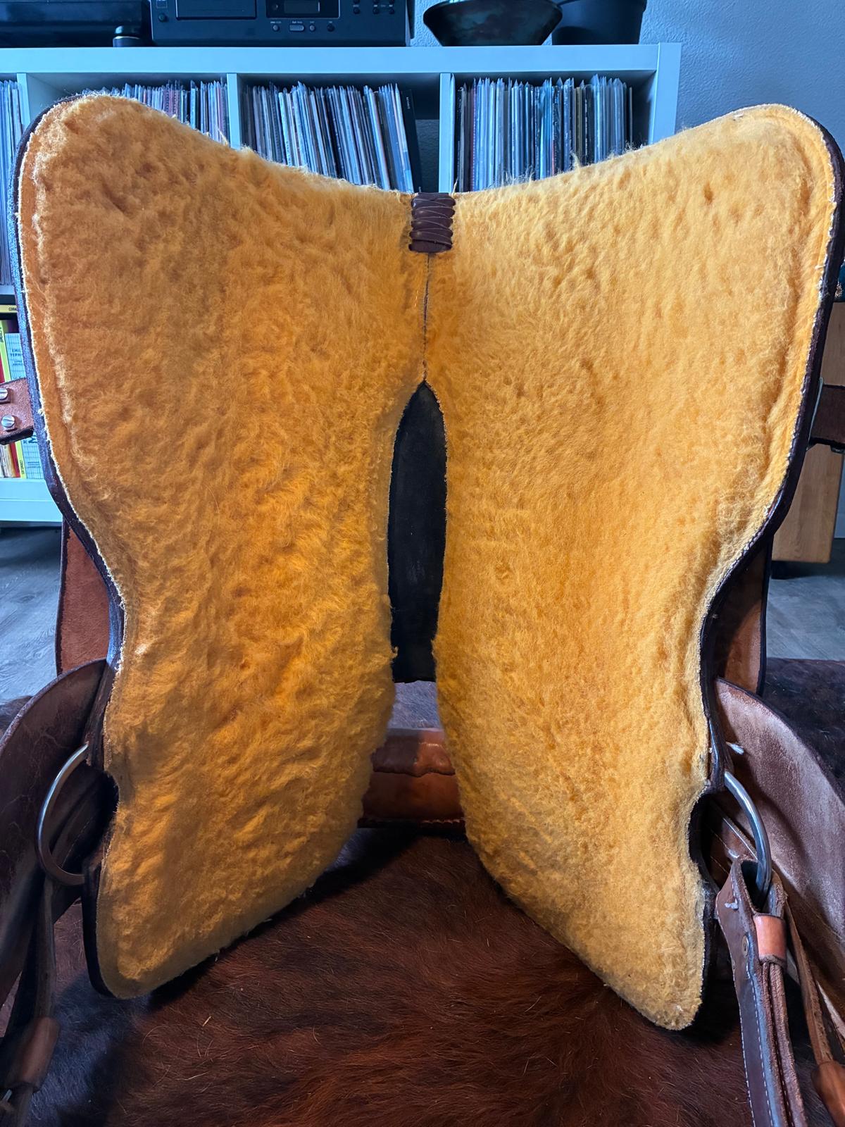 Dessous de selle western Billy Cook Show avec doublure fleece