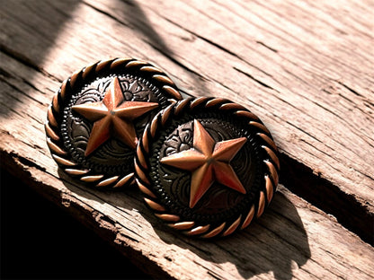 Conchos antique etoile western