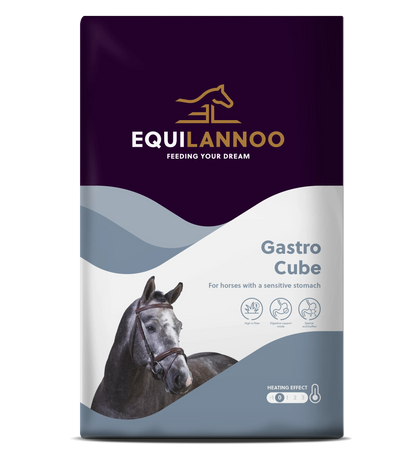 Gastro Cube Equilannoo – Aliment pour chevaux à l’estomac sensible