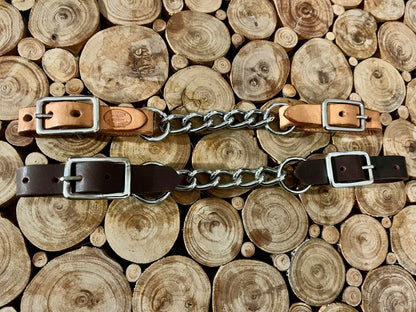 Gourmette cuir simple – Continental Saddlery
