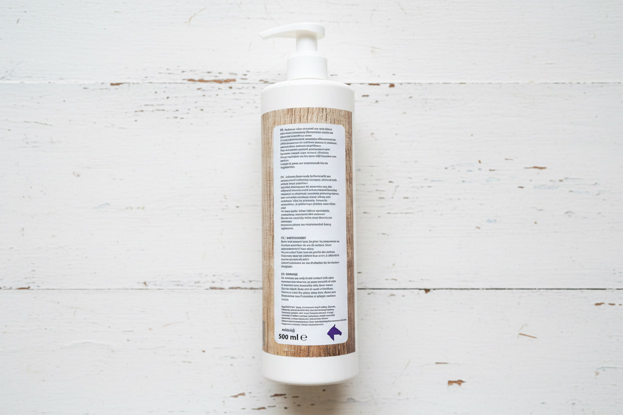 Shampoing HORSHAIR No Yellow pour chevaux, déjaunisseur pour crins et poil, flacon 500 ml