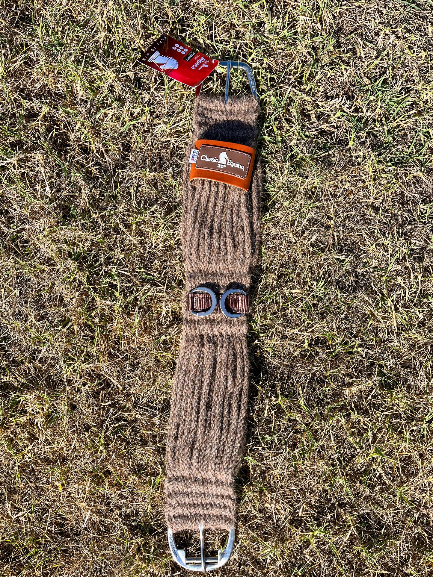 Classic equine girth in alpaca
