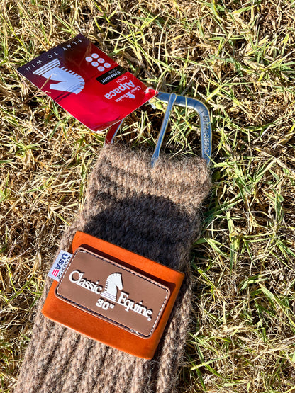 Classic equine girth in alpaca