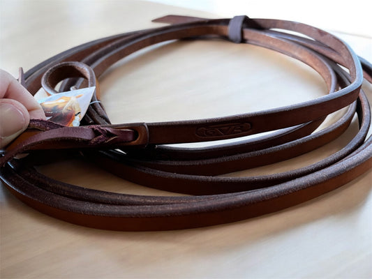 Rênes ouvertes western 1,3cm (1/2inch)