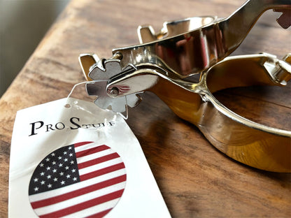 Éperons unisexe en acier inoxydable