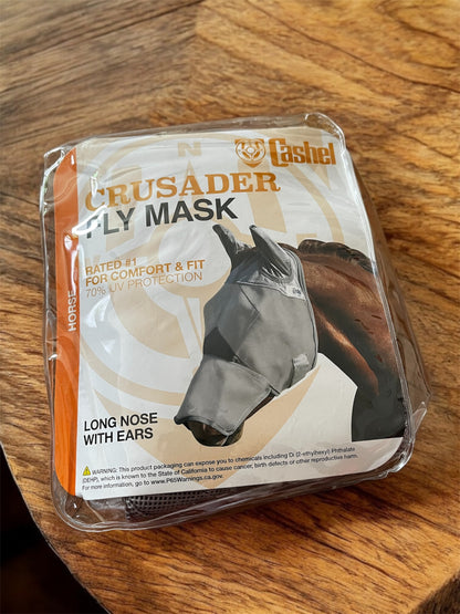 Masque anti-mouches aavec protection nez, oreilles et réduction UV