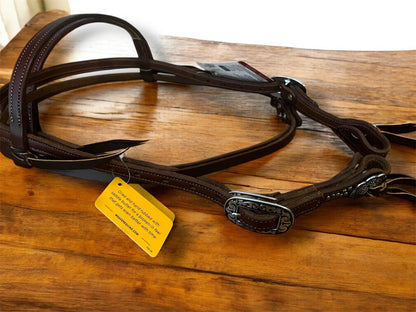 Filet en cuir Weaver leather avec boucle Jeremiah Watt