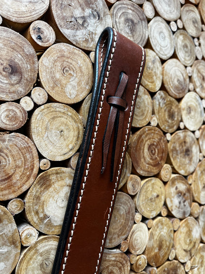 Off billet en cuir supérieur