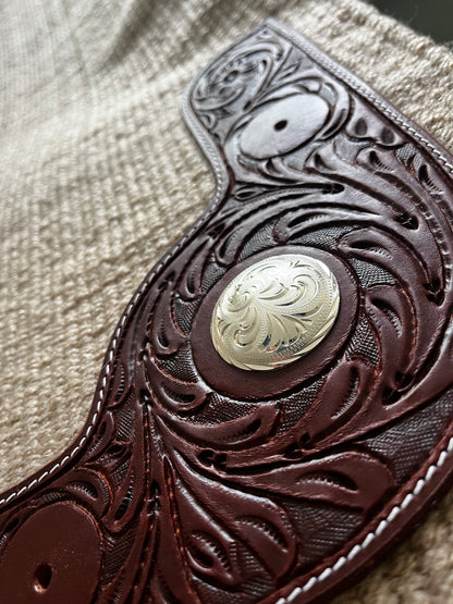 Conchos avec vis Chicago Hansen Silver USA