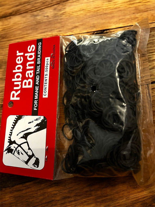 Hair elastics for manes and ponytails 