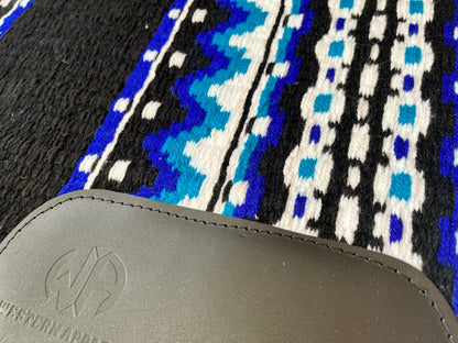 Premium blue, black and gold show pad