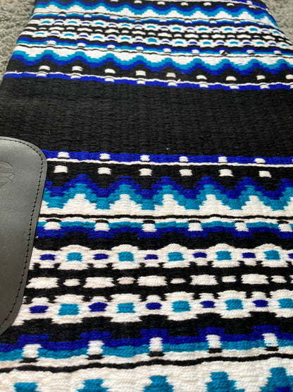 Premium blue, black and gold show pad