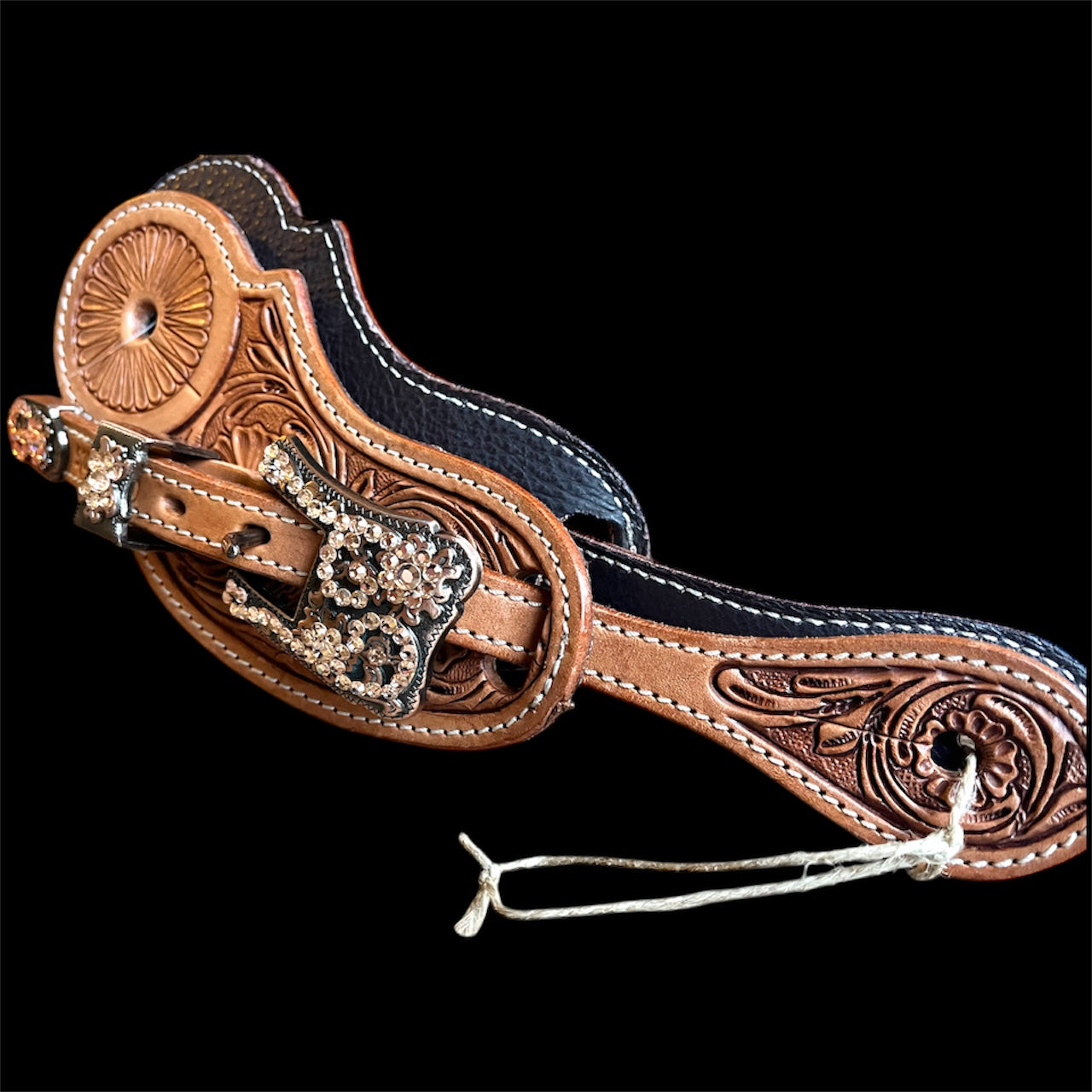 tooling floral ded lanieres déperons femme et enfant de show 