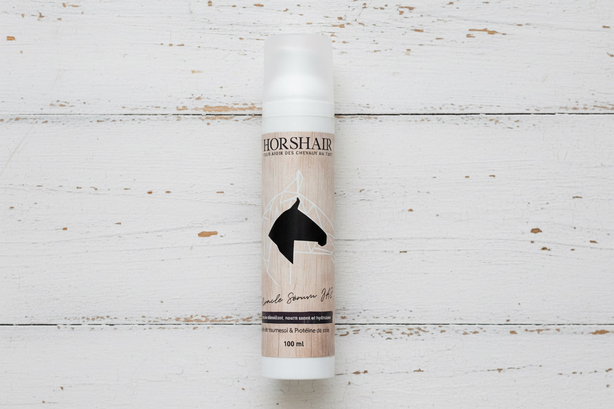 Miracle Sérum Horsair au jasmin, démêlant haut de gamme pour chevaux, riche en nutriments
