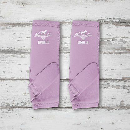 Guêtres Professional’s Choice SMB II lilas pour cheval, protection des membres
