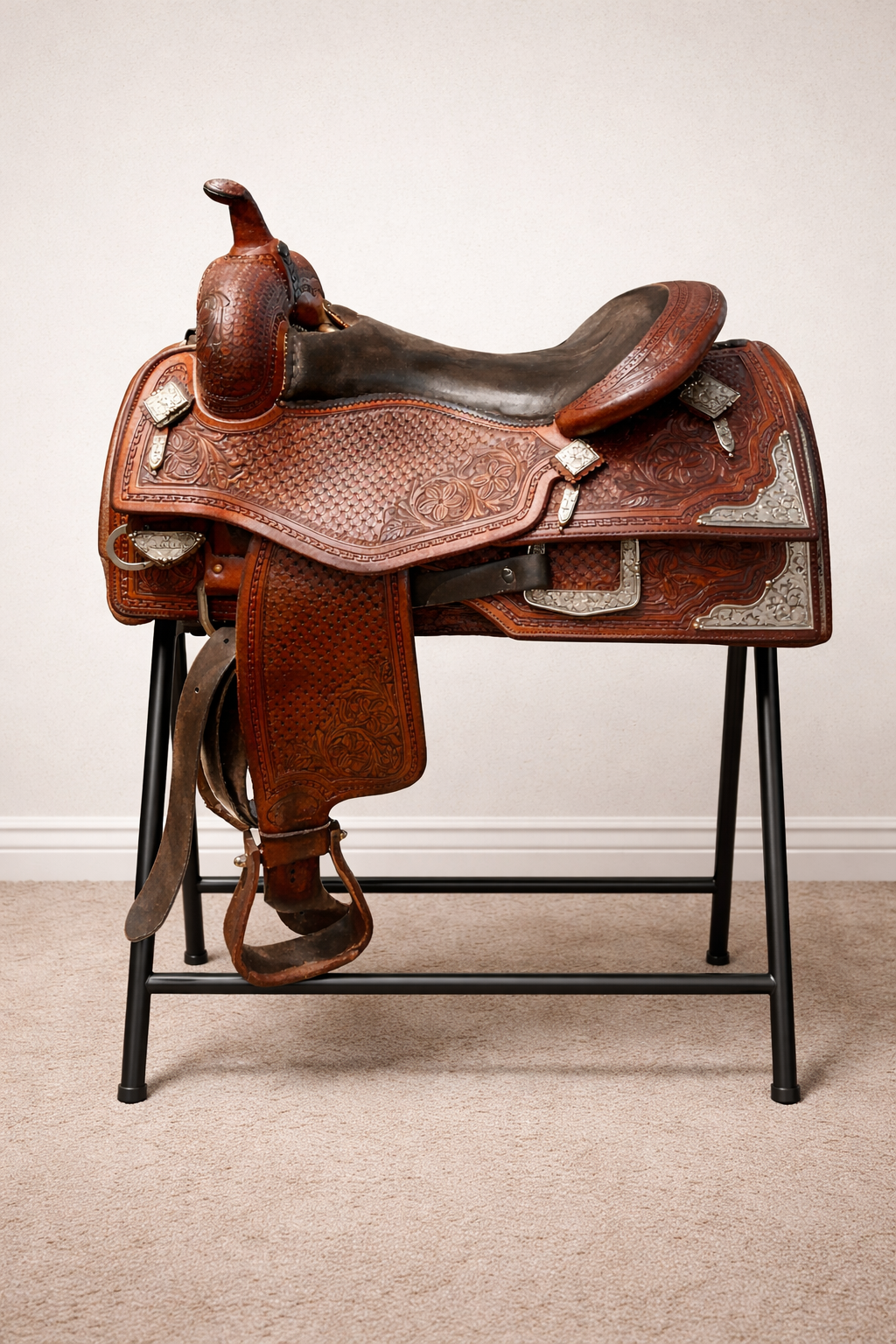 selle de show Bob's Custom Andrea Fappani show Reiner