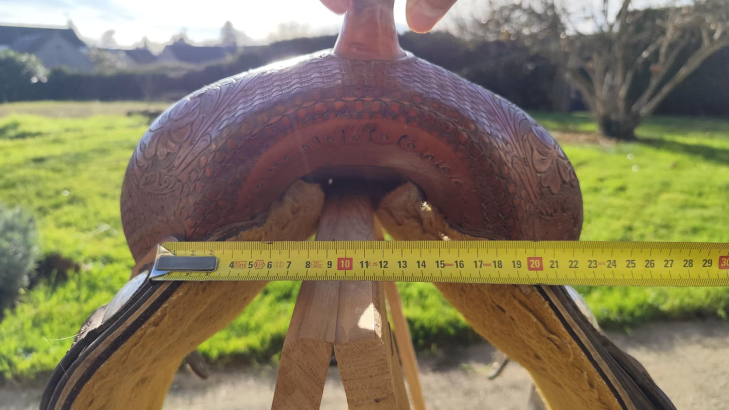 Billy Cook Western Longhorn Saddle – FQH Tree | Model 73379 